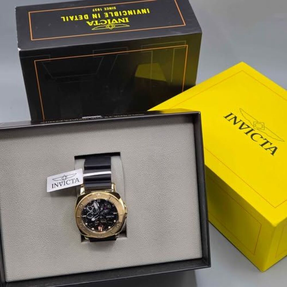 Invicta Sea Hunter Obsidian Automatic Men's Watch w/ Skeleton Dial - 44mm